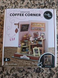 costruzione coffee corner in miniatura