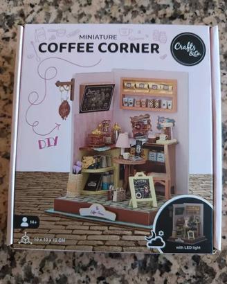 costruzione coffee corner in miniatura