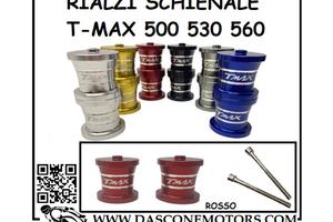 Rialzi schienale Sella Tmax 500 530 560 ROSSO