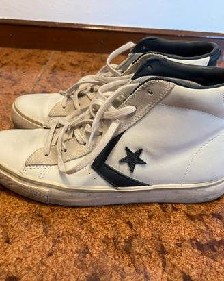 Converse All Star alte in pelle