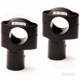 Kit riser cavallotti Accossato manubrio 28 mm