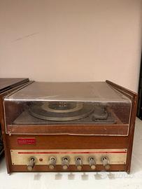 Giradischi stereo amplificato vintage