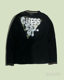 Maglia Maniche Lunghe Guess Nera-14 anni