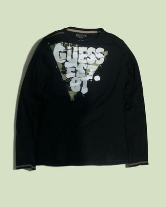 Maglia Maniche Lunghe Guess Nera-14 anni