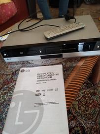 lettore combo DVD + VHS LG