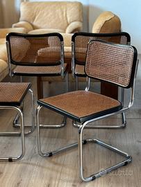 Set di 4 Sedie Pranzo Anni 70 vintage Cesca Design