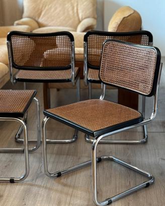 Set di 4 Sedie Pranzo Anni 70 vintage Cesca Design
