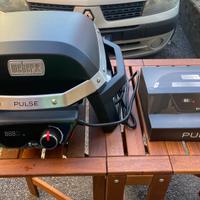 WEBER Pulse 1000 Barbeque Elettrico con custodia