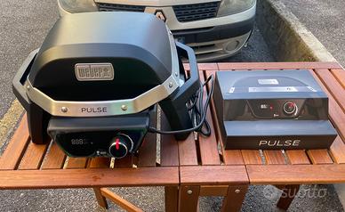 WEBER Pulse 1000 Barbeque Elettrico con custodia