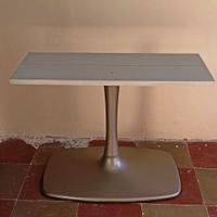 Porta tv girevole in metallo space age vintage 80