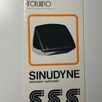 Istruzioni uso TV SINUDYNE FAINO 1976