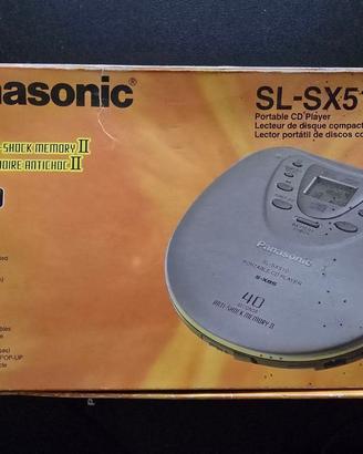 Panasonic Lettore CD Portatile SL-SX510 Vintage