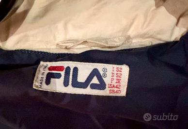 Giacca a vento FILA vintage originale piuma d’oca
