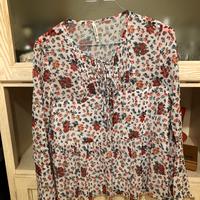 Blusa fiori Stradivarius tg L