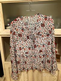 Blusa fiori Stradivarius tg L