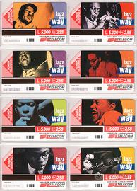 Schede Telefoniche serie "JAZZ THE WAY"