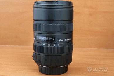 Sigma EX 8-16 F. 4.5-5.6  DC HSM per CANON