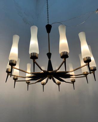 Lampadario  anni 60 stilnovo. 