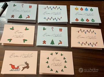 Bigliettini fatti a mano natalizi