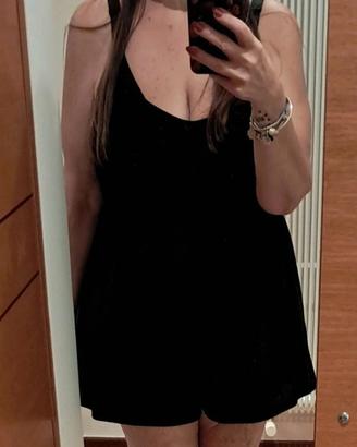 tuta playsuit glitterata 