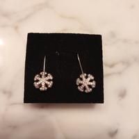 Orecchini d'argento con zirconi 