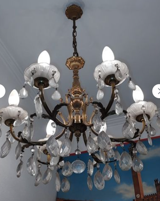 Lampadario anni 60 a gocce