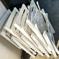 4 sedie in legno bianche fratelli Reguitti