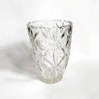 Vaso cristallo molato di Boemia