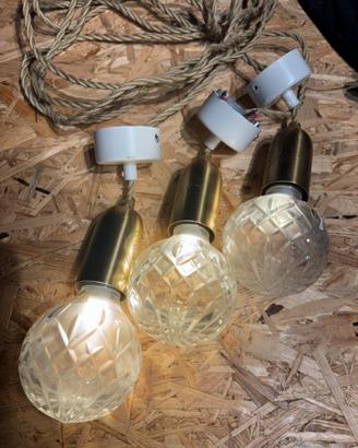 Lampadario Lee Broom Crysyal Bulb
