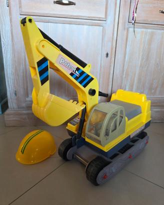 escavatore cavalcabile per bambini