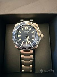 Seiko Prospex Samurai SRPB49K1 Blu –NUOVO Garanzia