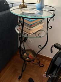 Tavolino in ferro battuto