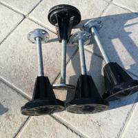 Piede piedini livellatore regolabile Acciaio 