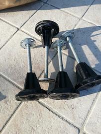 Piede piedini livellatore regolabile Acciaio 