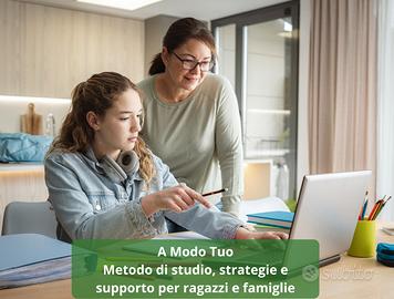 Aiuto allo studio con metodo personalizzato