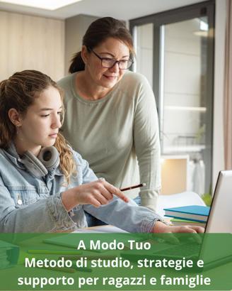 Aiuto allo studio con metodo personalizzato