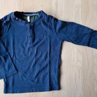 Maglia bambino 18/24mesi 86cm SUN 68 in cotone blu