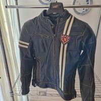 Giacca moto pelle donna Spyke tg 42
