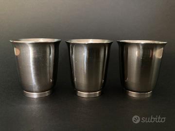 Misurini/bicchierini acciaio x whisky