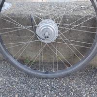 ruota anteriore e bike