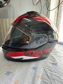 Casco Integrale Shark RIDILL 2 BERSEK Nero e Rosso