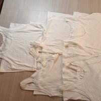 canottiere bianche uomo taglia 4