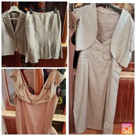 completo più due vestiti sartoriali taglia 48 