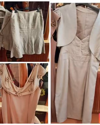 completo più due vestiti sartoriali taglia 48 