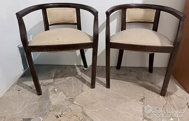 Poltroncine il legno massiccio