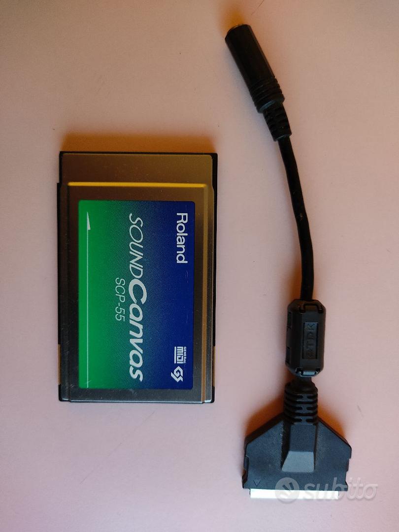Roland SCP-55 Sonud Canvas GMGS MIDI カード ROLAND SCP 55 PCMCIA