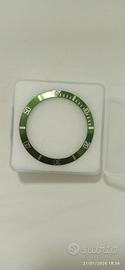 Inserto ghiera verde fat four per Rolex 16610lv 