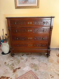 Mobile Cassettone siciliano antico