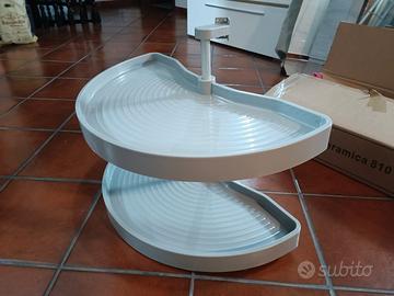 Mensola mezzaluna girevole cucina 
