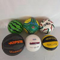 Lotto 6 palloni basket + volley + piscina